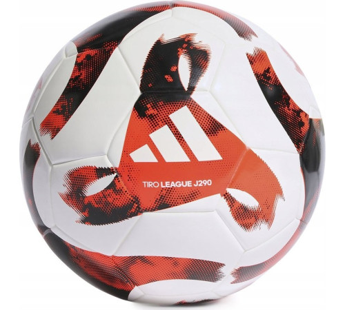М'яч футбольний Adidas Tiro Junior 290 League Ball HT2424 розмір 5, біло-червоний М'яч футбольний Adidas Tiro Junior 290 League Ball HT2424 розмір 5, біло-червоний