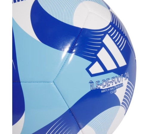 М'яч футбольний Adidas Olympic 24 Club IW6328 розмір 5, синій М'яч футбольний Adidas Olympic 24 Club IW6328 розмір 5, синій