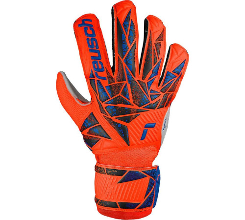 Рукавички воротарські Reusch Attrakt Solid Junior pomarańczowe 5472515 2210 р.8, помаранчеві