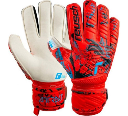 Рукавички воротарські Reusch Attrakt Grip 5370815 3334 р.10,5, червоні Рукавички воротарські Reusch Attrakt Grip 5370815 3334 р.10,5, червоні