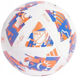 М'яч футбольний Adidas MLS Club розмір 5, біло-синій