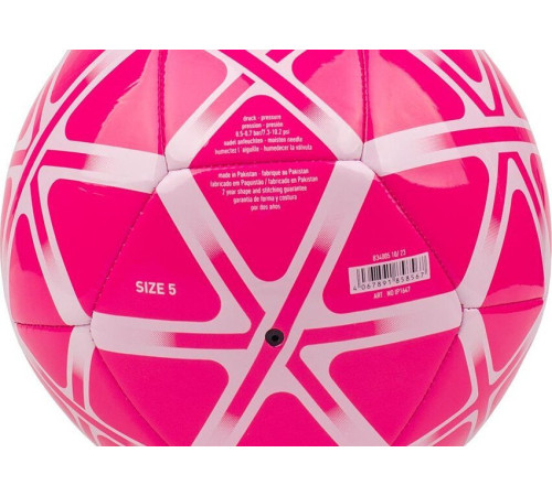 М'яч футбольний Adidas Starlancer Club IP1647 розмір 4, рожево-білий