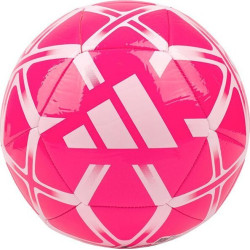 М'яч футбольний Adidas Starlancer Club IP1647 розмір 4, рожево-білий