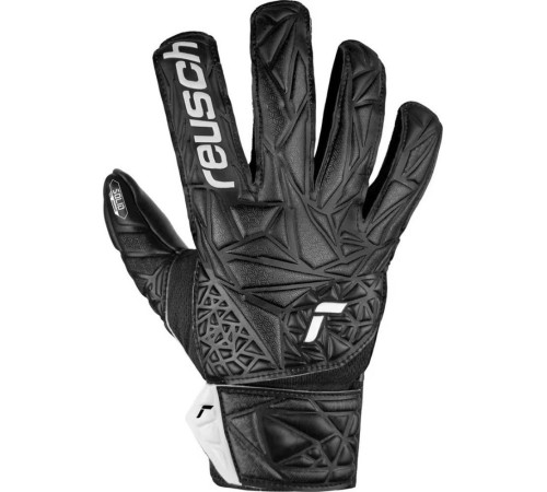 Рукавички воротарські Reusch Attrakt Starter Solid Finger Support Junior 5472511 7700 р.8, чорні Рукавички воротарські Reusch Attrakt Starter Solid Finger Support Junior 5472511 7700 р.8, чорні