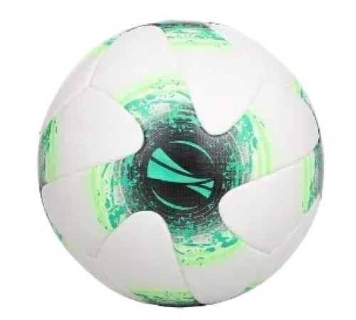 М'яч футбольний Merco Official розмір 5, біло-зелений