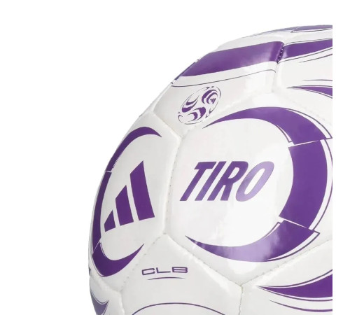 М'яч для футзалу Adidas Tiro Club Sala розмір 5, біло-фіолетовий
