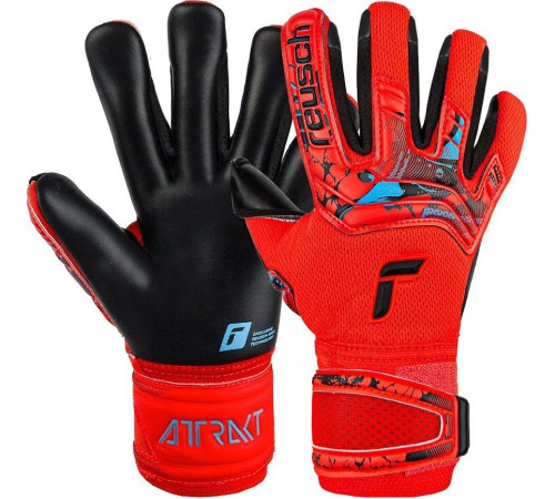 Рукавички воротарські Reusch Attrakt Duo 5370025 3333 р.10, червоно-чорні