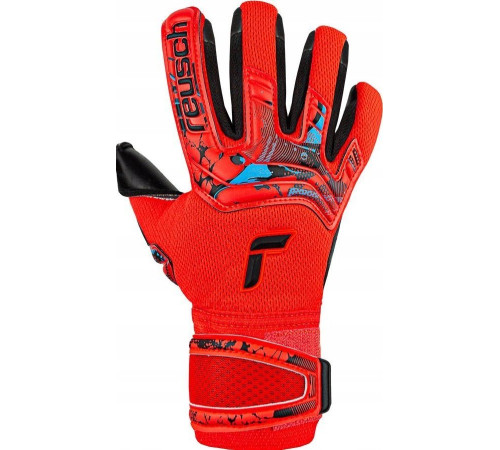 Рукавички воротарські Reusch Attrakt Duo 5370025 3333 р.10, червоно-чорні
