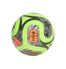 М'яч футбольний Adidas TRIONDA Competition Winter World Cup розмір 5, чорно-зелений