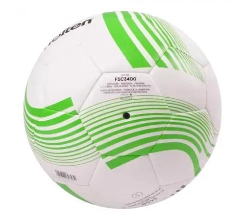 М'яч футбольний Molten розмір 5, біло-зелений