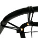 Сітка тренувальна для футболу VIRTUFIT REBOUNDER COMBI KICKBACK 113 х 106 х 61 см, чорно-зелена