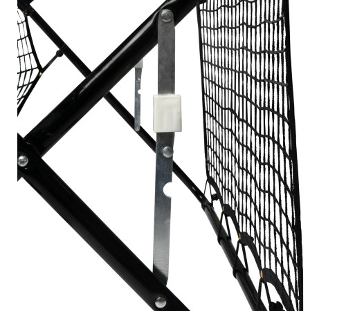 Сітка тренувальна для футболу VIRTUFIT REBOUNDER COMBI KICKBACK 113 х 106 х 61 см, чорно-зелена