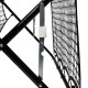 Сітка тренувальна для футболу VIRTUFIT REBOUNDER COMBI KICKBACK 113 х 106 х 61 см, чорно-зелена
