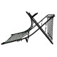 Сітка тренувальна для футболу VIRTUFIT REBOUNDER COMBI KICKBACK 113 х 106 х 61 см, чорно-зелена
