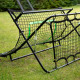 Сітка тренувальна для футболу VIRTUFIT REBOUNDER COMBI KICKBACK 113 х 106 х 61 см, чорно-зелена