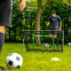 Сітка тренувальна для футболу VIRTUFIT REBOUNDER COMBI KICKBACK 113 х 106 х 61 см, чорно-зелена