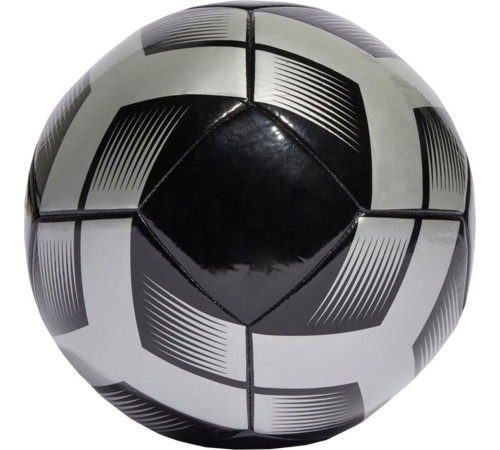 М'яч футбольний Adidas Starlancer Club IA0976 розмір 4, чорно-сірий М'яч футбольний Adidas Starlancer Club IA0976 розмір 4, чорно-сірий