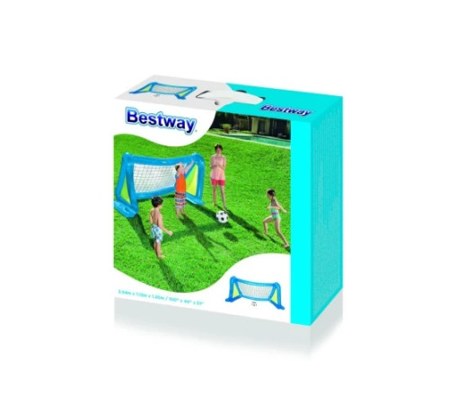 Футбольний набір надувний Goal 254 112 130 см BESTWAY Футбольний набір надувний Goal 254 112 130 см BESTWAY