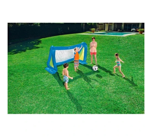 Футбольний набір надувний Goal 254 112 130 см BESTWAY Футбольний набір надувний Goal 254 112 130 см BESTWAY