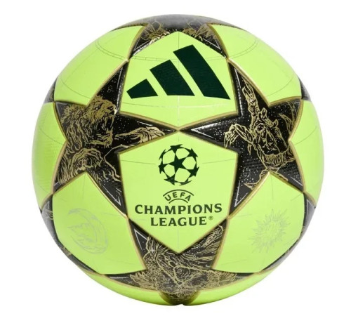 М'яч футбольний Adidas UCL 2026 league Winter розмір 5, чорно-зелений