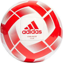 Футбольний м'яч Adidas Starlancer Club розмір 5, біло-червоний