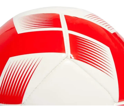 Футбольний м'яч Adidas Starlancer Club розмір 5, біло-червоний