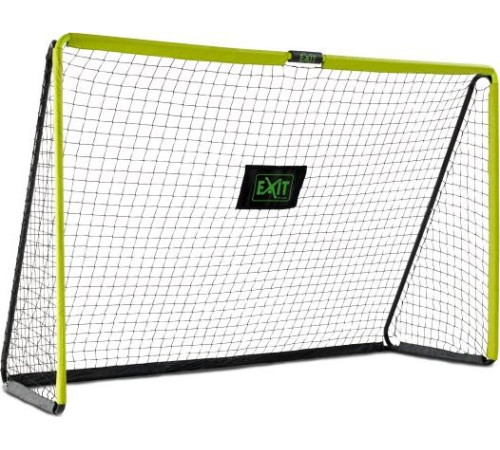 Ворота футбольні EXIT Tempo 300 х 200 см, чорно-зелені