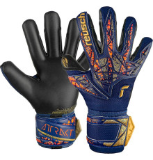 Рукавички воротарські Reusch Attrakt Gold X 5470945 4411 р.10,5, синьо-жовтий