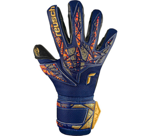 Рукавички воротарські Reusch Attrakt Gold X 5470945 4411 р.10,5, синьо-жовтий Рукавички воротарські Reusch Attrakt Gold X 5470945 4411 р.10,5, синьо-жовтий