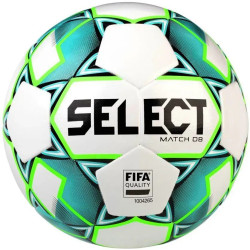 М'яч футбольний Select MATCH DB FIFA v23 розмір 5, біло-зелений