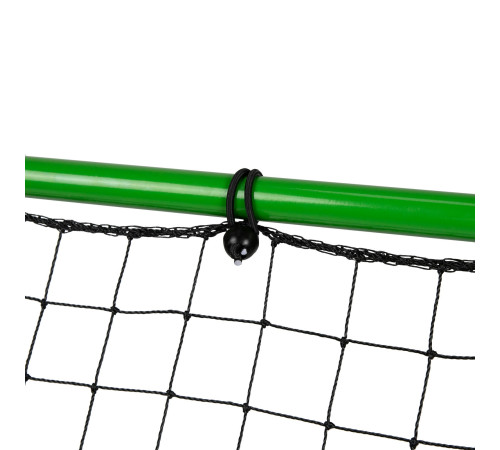Сітка тренувальна для футболу VIRTUFIT REBOUNDER KICKBACK 100 х 100 см, зелений