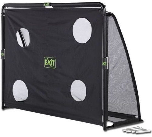 Ворота футбольні EXIT Coppa 220 х 170 см, чорні