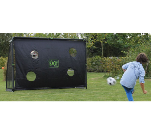 Ворота футбольні EXIT Coppa 220 х 170 см, чорні