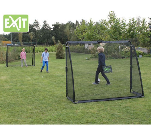 Ворота футбольні EXIT Coppa 220 х 170 см, чорні