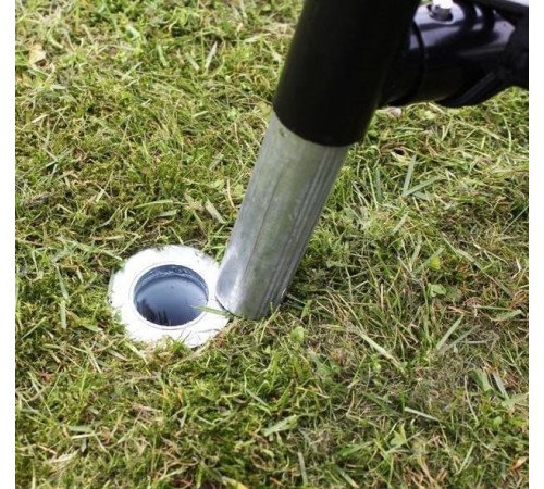 Ворота футбольні EXIT Coppa 220 х 170 см, чорні