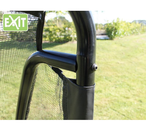 Ворота футбольні EXIT Coppa 220 х 170 см, чорні