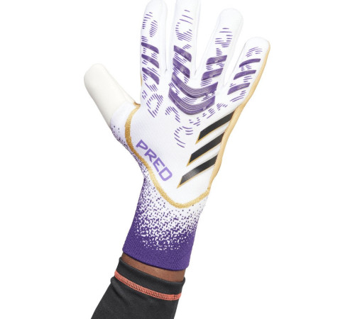 Рукавички воротарські Adidas Predator GL Pro JZ5787 р. 11, біло-фіолетові Рукавички воротарські Adidas Predator GL Pro JZ5787 р. 11, біло-фіолетові