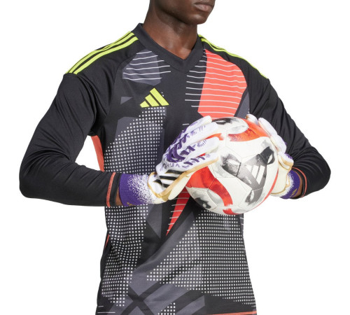 Рукавички воротарські Adidas Predator GL Pro JZ5787 р. 11, біло-фіолетові Рукавички воротарські Adidas Predator GL Pro JZ5787 р. 11, біло-фіолетові