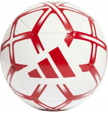 Футбольний м'яч Adidas Starlancer Club розмір 5, біло-червоний