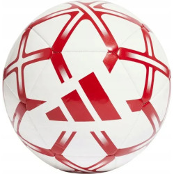Футбольний м'яч Adidas Starlancer Club розмір 5, біло-червоний