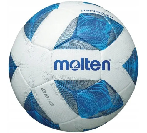 М'яч футбольний Molten Vantaggi розмір 5, біло-синій