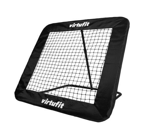 Сітка тренувальна для футболу VIRTUFIT REBOUNDER PRO KICKBACK 84 х 84 см, чорна