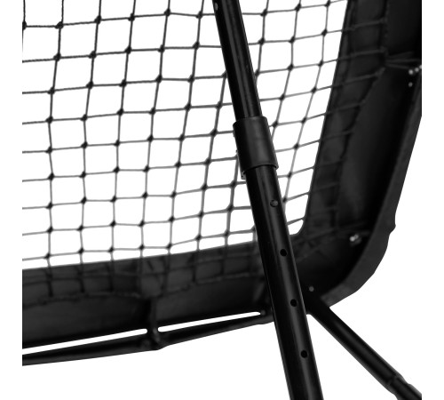 Сітка тренувальна для футболу VIRTUFIT REBOUNDER PRO KICKBACK 84 х 84 см, чорна