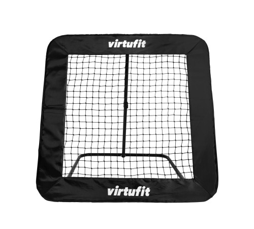 Сітка тренувальна для футболу VIRTUFIT REBOUNDER PRO KICKBACK 84 х 84 см, чорна