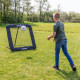 Сітка тренувальна для футболу VIRTUFIT REBOUNDER PRO KICKBACK 84 х 84 см, чорна