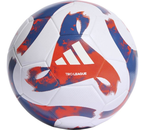 М'яч футбольний Adidas Tiro League TSBE HT2422 розмір 5, біло-синій М'яч футбольний Adidas Tiro League TSBE HT2422 розмір 5, біло-синій