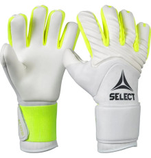 Рукавички воротарські Select Goalkeeper Gloves 88 Kids v26 розмір 6 16,5 см, біло-зелений
