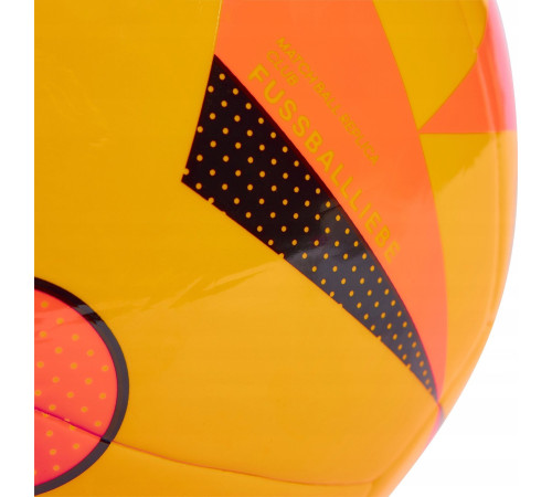 М'яч футбольний Adidas Euro24 Club Fussballliebe IP1615 розмір 3, помаранчевий