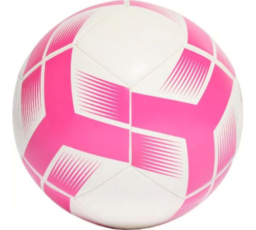 М'яч футбольний Adidas Starlancer Club IB7719 розмір 5, біло-рожевий М'яч футбольний Adidas Starlancer Club IB7719 розмір 5, біло-рожевий