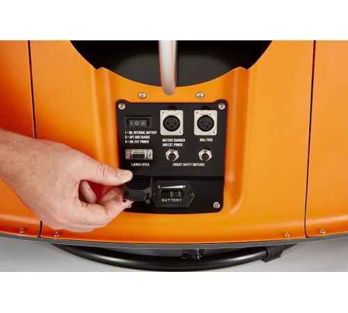 Тренажер для метання м'ячів LAUNCHER BALL TRAINER BOOSTER WITH FEEDER, помаранчевий